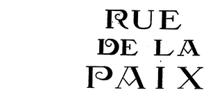 RUE DE LA PAIX logo