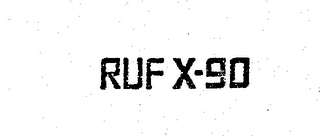 RUF X-90 logo