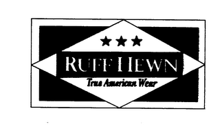 RUFF HEWN TRUE AMERICAN WEAR logo