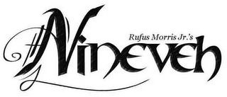 RUFUS MORRIS JR.'S NINEVEH logo