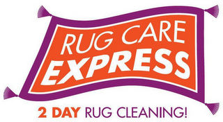 RUG CARE EXPRESS 2 DAY RUG CLEANING logo