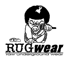 RUG WEAR RAW UNDERGROUND WEAR logo