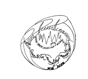 RUGGED PLANET PLAYATHON WHERE INNER CHILDS RUN ROUND WILD-EMBODY'N JOY, CHALLENG'N MIGHT, CONQUER'N FRIGHT FOR ALL AGES logo