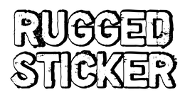 RUGGED STICKER logo