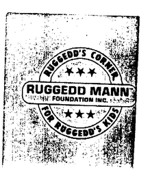 RUGGEDD'S CORNER RUGGEDD MANN FOUNDATION INC. FOR RUGGEDD'S KIDS logo