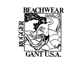 RUGGER BEACHWEAR GANT U.S.A. logo