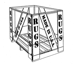 RUGS MADE IN U.S.A. logo