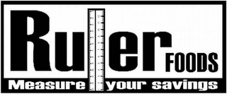 RULER FOODS MEASURE YOUR SAVINGS logo