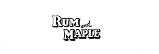 RUM AND MAPLE logo