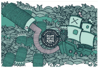 RUM BARREL AGED KING · IMPERIAL STOUT ·AGED IN RUM BARRELS logo