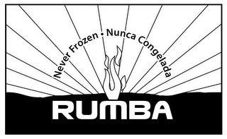 RUMBA NEVER FROZEN · NUNCA CONGELADA logo