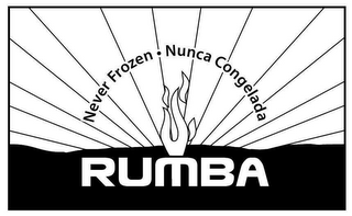 RUMBA NEVER FROZEN NUNCA CONGELADA logo