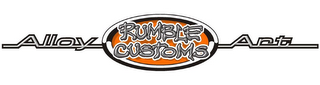 RUMBLE CUSTOMS ALLOY ART logo
