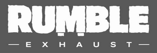 RUMBLE EXHAUST logo