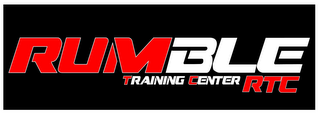 RUMBLE TRAINING CENTER RTC logo