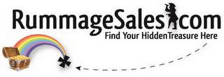 RUMMAGESALES.COM FIND YOUR HIDDENTREASURE HERE logo