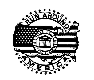 RUN AROUND AMERICA UNITED STATES FITNESS ACADEMY logo