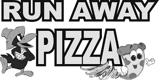 RUN AWAY PIZZA logo