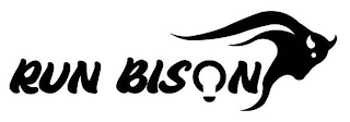 RUN BISON logo