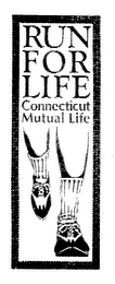 RUN FOR LIFE CONNECTICUT MUTUAL LIFE logo