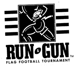 RUN & GUN FLAG FOOTBALL TOURNAMENT logo