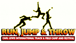 RUN, JUMP & THROW CARL LEWIS INTERNATIONAL TRACK & FIELD CAMP AND FESTIVAL logo