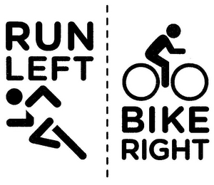 RUN LEFT BIKE RIGHT logo