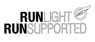 RUN LIGHT RUN SUPPORTED logo