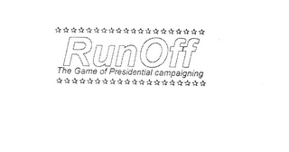 RUN OFF THE GAME OF PRESIDENTIAL CAMPAIGNING logo