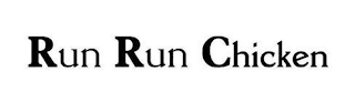 RUN RUN CHICKEN logo