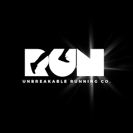 RUN UNBREAKABLE RUNNING CO. logo