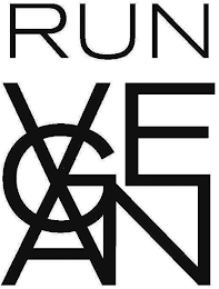 RUN VEGAN logo