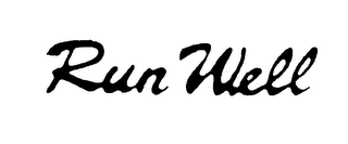 RUN WELL logo