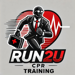 RUN2U CPR TRAINING logo