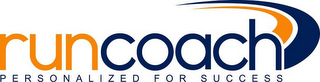 RUNCOACH PERSONALIZED FOR SUCCESS logo