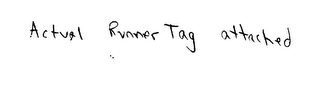 RUNNER TAG(S) logo
