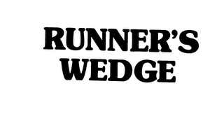 RUNNER'S WEDGE logo