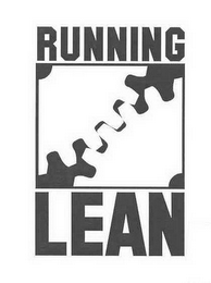 RUNNING LEAN logo