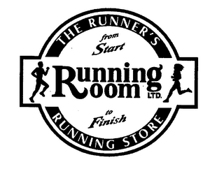 RUNNING ROOM LTD. THE RUNNER'S RUNNING STORE FROM START TO FINISH logo
