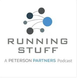 RUNNING STUFF A PETERSON PARTNERS PODCAST logo
