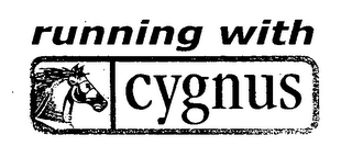 RUNNING WITH CYGNUS logo
