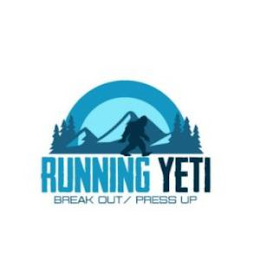 RUNNING YETI BREAK OUT / PRESS UP logo