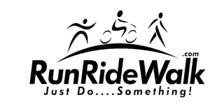RUNRIDEWALK .COM JUST DO....SOMETHING! logo