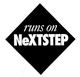 RUNS ON NEXTSTEP logo