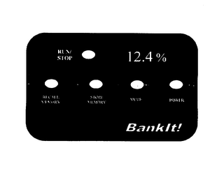RUN/STOP 12.4 RECALL MEMORY STORE MEMORY MODE POWER BANKIT! logo