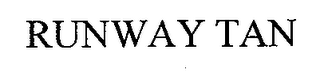 RUNWAY TAN logo