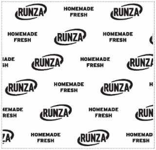 RUNZA HOMEMADE FRESH RUNZA HOMEMADE FRESH RUNZA HOMEMADE FRESH RUNZA HOMEMADE FRESH logo