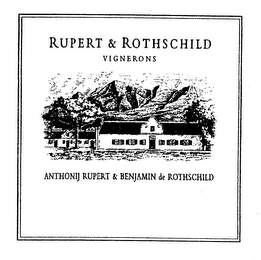 RUPERT & ROTHSCHILD VIGNERONS ANTHONIJ RUPERT & BENJAMIN DE ROTHSCHILD logo