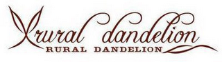 RURAL DANDELION RURAL DANDELION logo