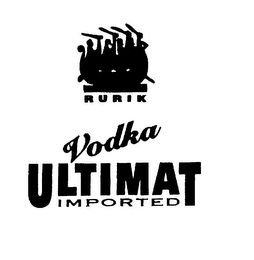 RURIK ULTIMAT VODKA IMPORTED logo